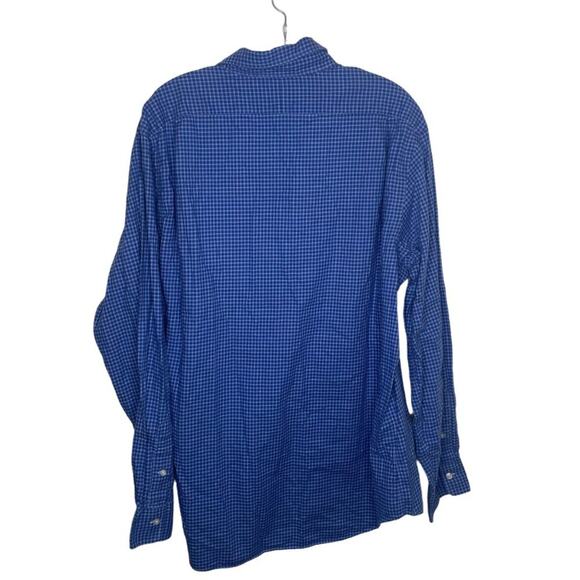 Polo Ralph Lauren Mens Shirt Size XL Plaid Blue Button Up Collared - Picture 2 of 14